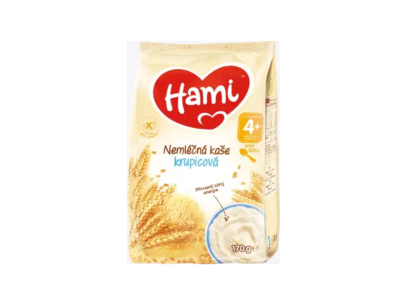 Hami nemliečna kaša krupicová prvá lyžička (od ukonč. 4. mesiaca) 1x170 g