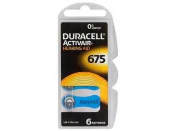 Batérie Duracell Activair 312 do načúvacích prístrojov 6 ks