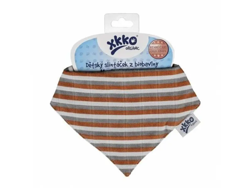 XKKO - Slintáček Organic Staré časy Brown Stripes