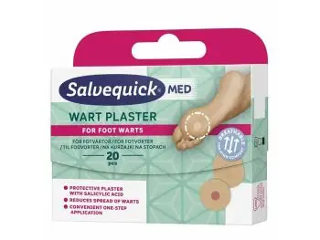 Salvequick MED Wart Náplasť na bradavice, 20 ks