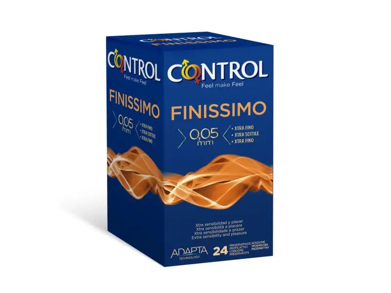 CONTROL FINISSIMO Kondómy super tenké, 24ks