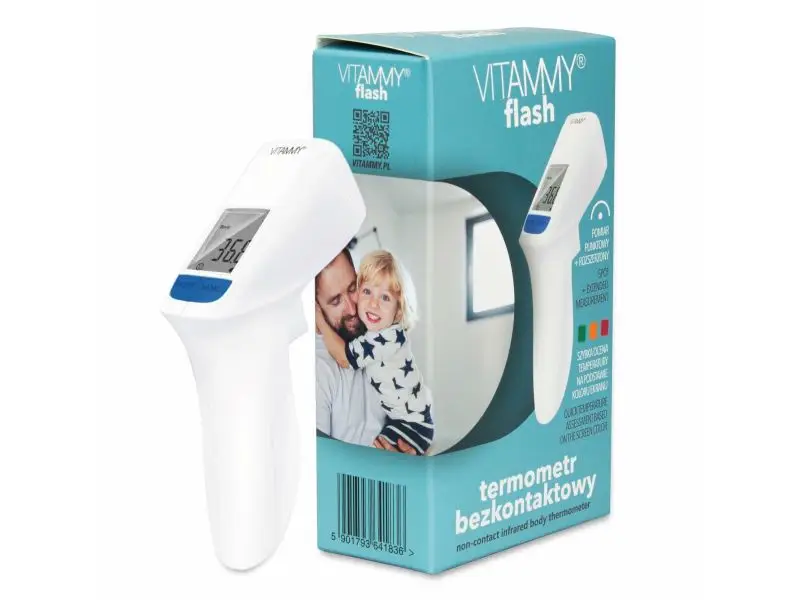 VITAMMY FLASH HTD8816C, Bezkontaktný teplomer s technológiou obojsmerného merania