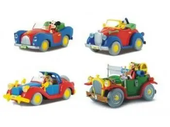 Disney Auto s obľúbeným hrdinom - Mickey, Scrooge, Donald, Goofy,  mierka 1:43,  1 ks. 5r+