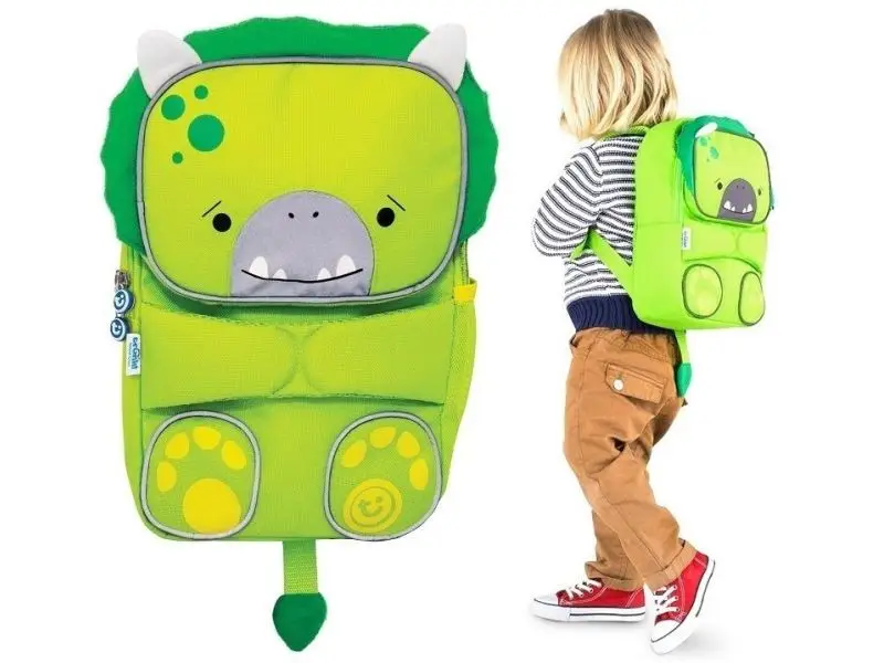 Trunki Toddlepak Batoh, Dinosaurus Dudley, zelený