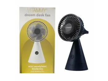 VITAMMY Dream desk fan,  USB mini stolný ventilátor, čierny