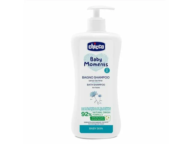 Chicco Baby Moments Šampónový kúpeľ, 500ml, od 0m+