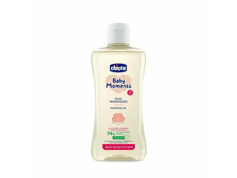 Chicco Baby Moments, Masážny olej, 200ml, od 0m+