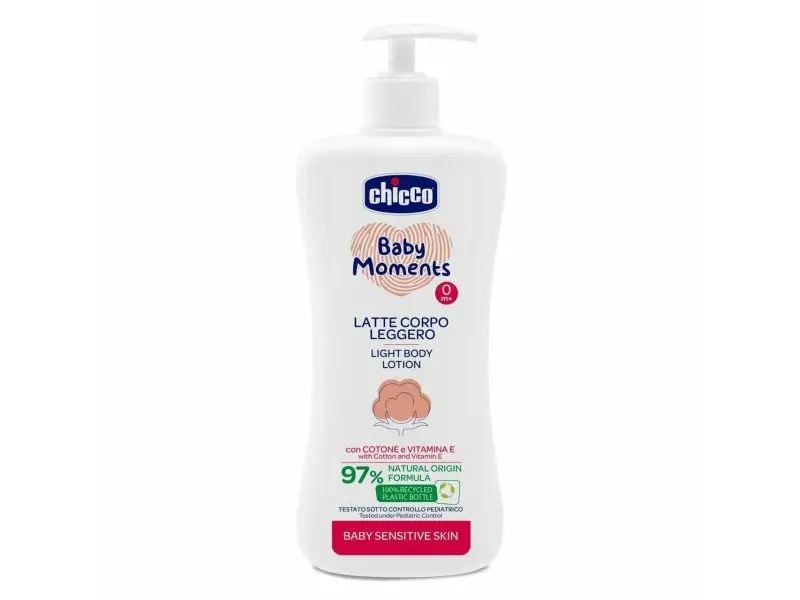 Chicco Baby Moments, Telové mlieko pre deti, 500ml, od 0m+