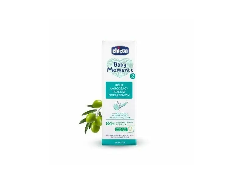 Chicco Baby Moments Ukľudňujúci krém proti zapareninám, 100ml, od 0m+