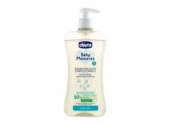 Chicco Baby Moments Šampón na telo a vlasy, 500ml, od 0m+