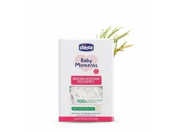 Chicco Baby Moments, Bio ryžový škrob do kúpeľa, 250g, od 0m+