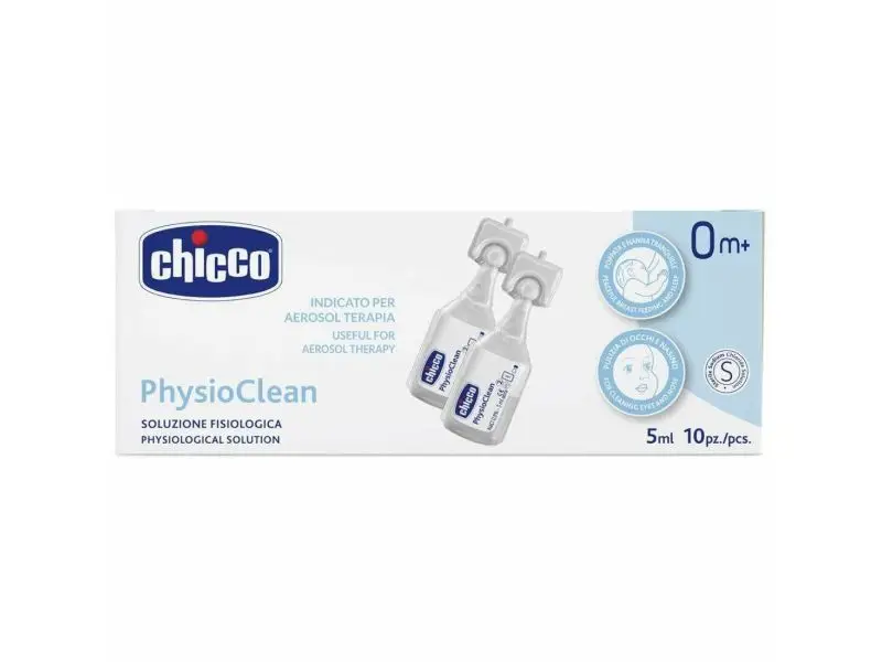 Chicco PhysioClean fyziologický roztok do nosa 5ml, 10ks