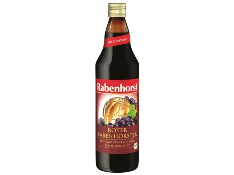 Rabenhorst červené hrozno s železom 750ml