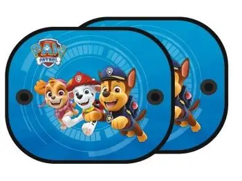 Nickelodeon Paw Patrol Slnečná clona do auta, modrá, 2ks, 3r+