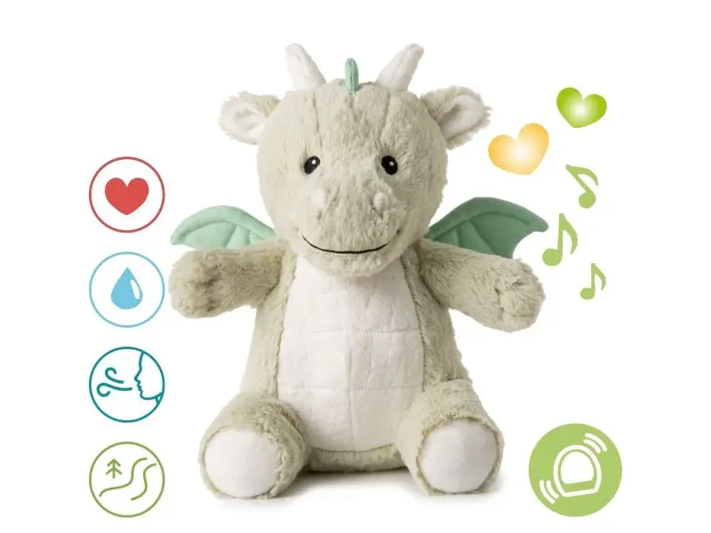 Cloud b®Love Light Buddies - Drake the Dragon ™ Nočné svetielko s melódiou, Drak, 0m+