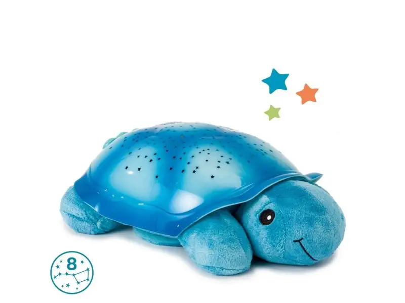 Cloud b®Twilight Turtle™- Nočné svetielko, Korytnačka, modrá, 0m+