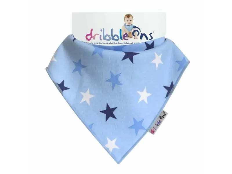 Dribble Ons Designer Blue Stars - slintáčik