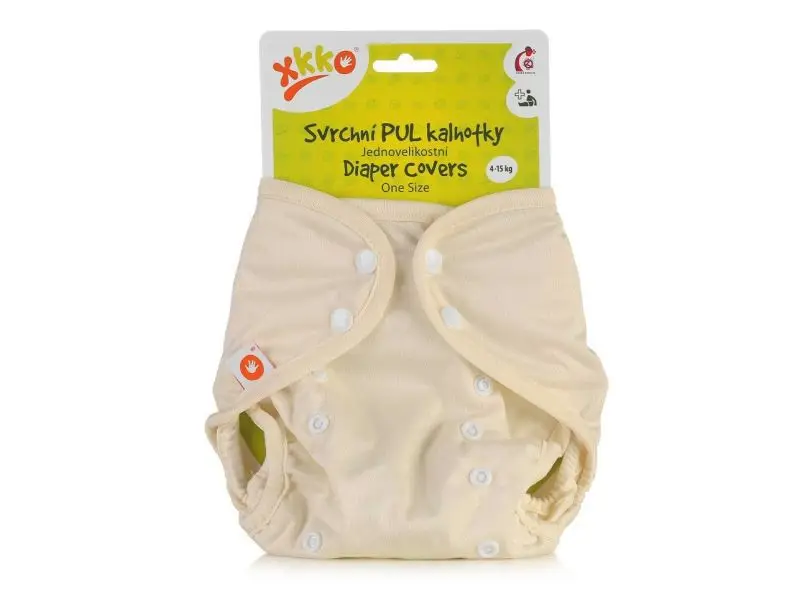 XKKO Vrchné plienkové nohavičky One Size - Pastel Yellow