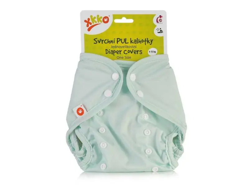 XKKO Vrchné plienkové nohavičky One Size - Pastel Mint