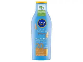 NIVEA Sun Mlieko na opaľovanie podporujúce zhnednutie OF 20, 200 ml