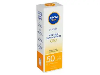 NIVEA Sun Pleťový krém na opaľovanie proti vráskam Q10 OF 50, 50 ml