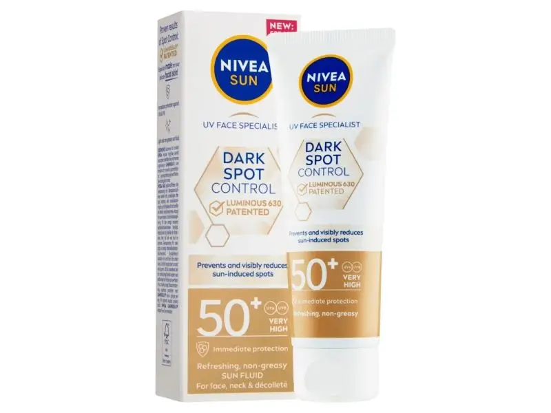 NIVEA Sun Luminous 630 Pleťový krém na opaľovanie OF 50+, 40 ml