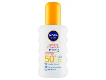 NIVEA Sun Sensitive sprej na opaľovanie OF 50+, 200 ml