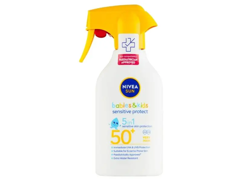 NIVEA Sun Sensitive Protect detský sprej na opaľovanie OF 50+, 270 ml