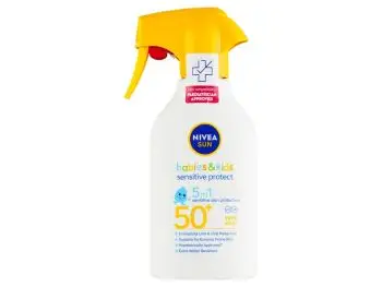 NIVEA Sun Sensitive Protect detský sprej na opaľovanie OF 50+, 270 ml