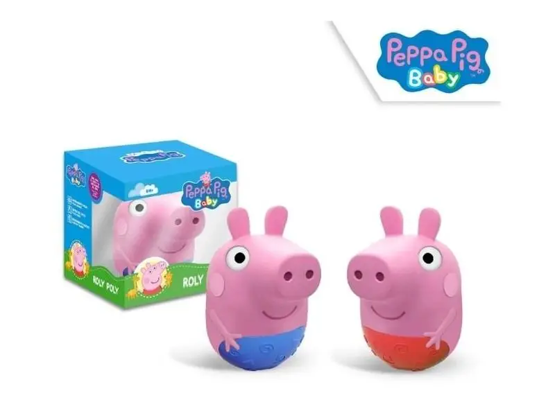 Kids Euroswan Hračka Roly Poly so zvukovými efektmi, Peppa Pig