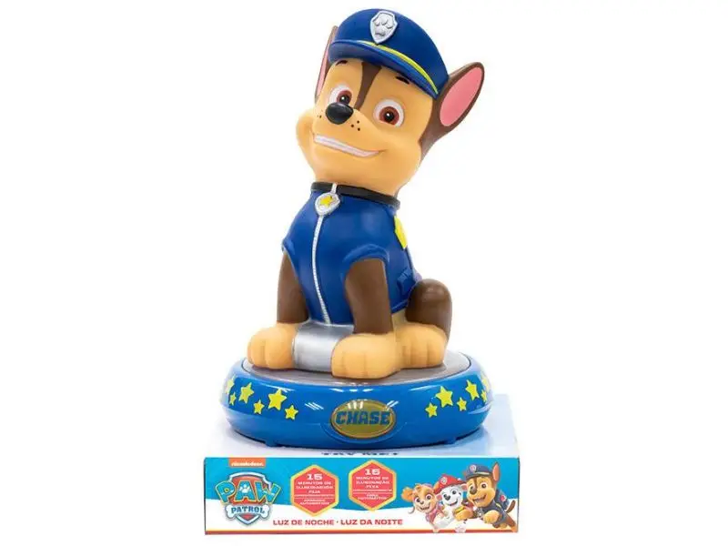 Kids Euroswan 3D nočné svetlo - Paw Patrol, Chase