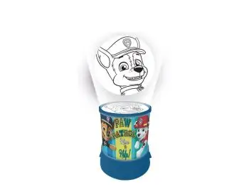 Kids Euroswan Cylindrický LED projektor - Paw Patrol