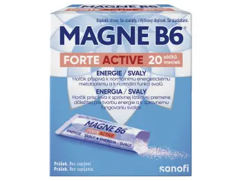 MAGNE B6 FORTE ACTIVE prášok vo vrecúškach 1x20 ks