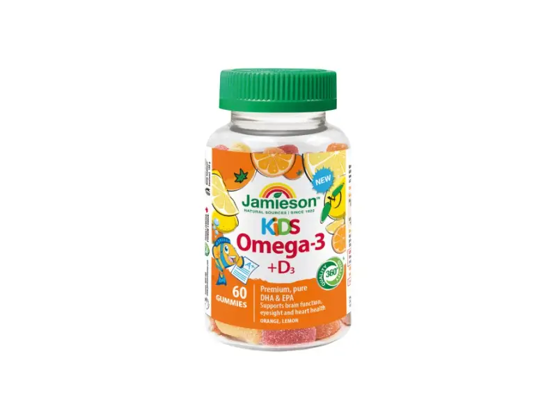 JAMIESON OMEGA-3 GUMMIES ŽELATÍNOVÉ PASTILKY 90ks