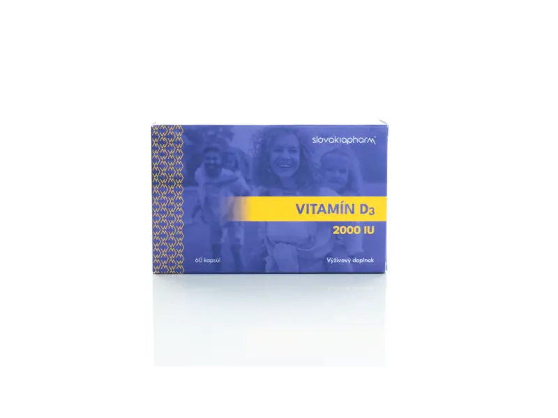 Slovakiapharm Vitamín D3 2000 IU  60 cps