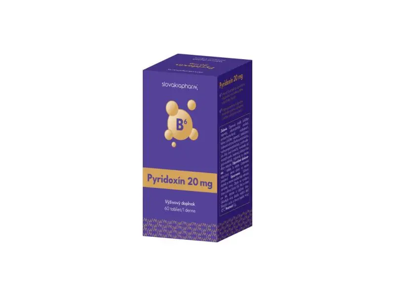 Slovakiapharm PYRIDOXIN 20 mg tablety 60 ks