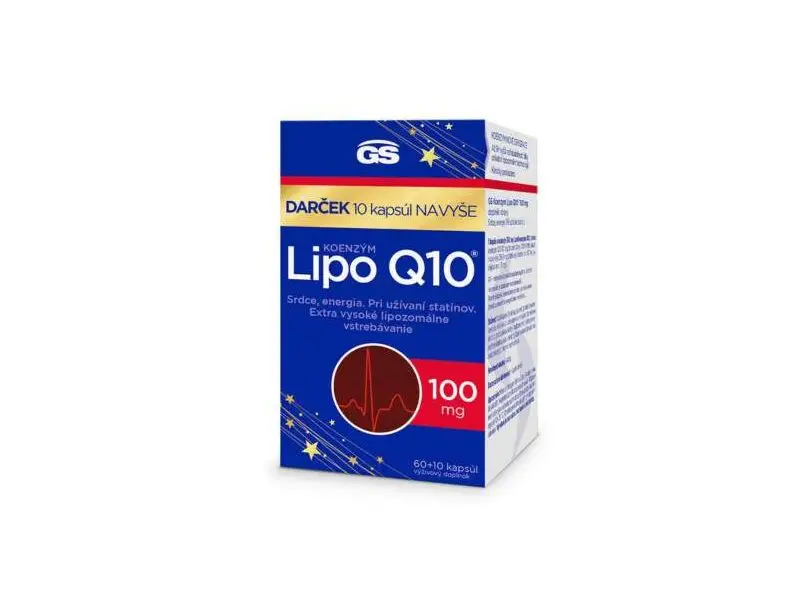 GS KOENZYM LIPO Q10 100MG 60+10CPS