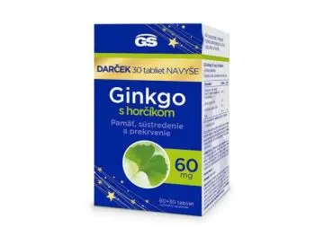 GS GINKO 60MG S HORCIKOM 90+30TBL