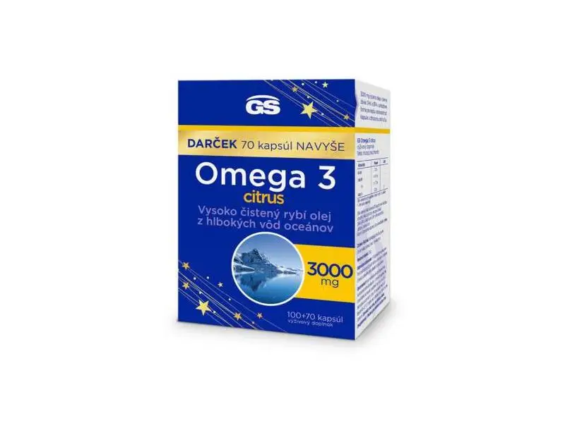 GS OMEGA 3 CITRUS 100+70CPS