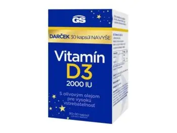 GS VITAMIN D3 2000IU 90+30CPS