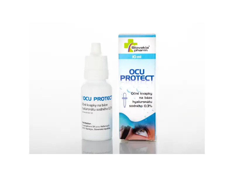 Slovakiapharm OCU PROTECT 0,3% očné kvapky s kys. hyalurónovou 1x10 ml