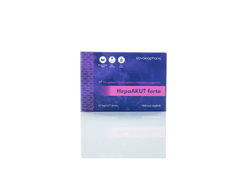 Slovakiapharm HepaAKUT forte 60 ks