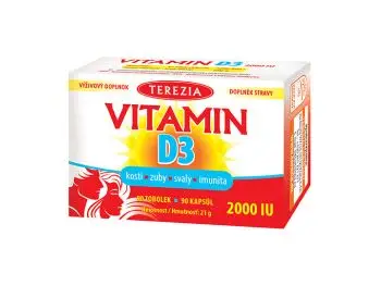 TEREZIA VITAMÍN D3 2000 IU cps 1x90 ks