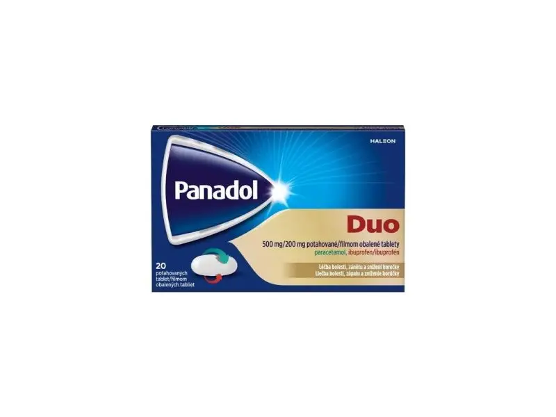 Panadol Duo  200 mg/500 mg  x 20 tbl flm