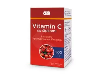 GS Vitamín C 500 so šípkami 100+20tbl