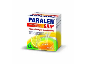 Paralen GRIP HORÚCI NÁPOJ CITRÓN 12 vrecúšok